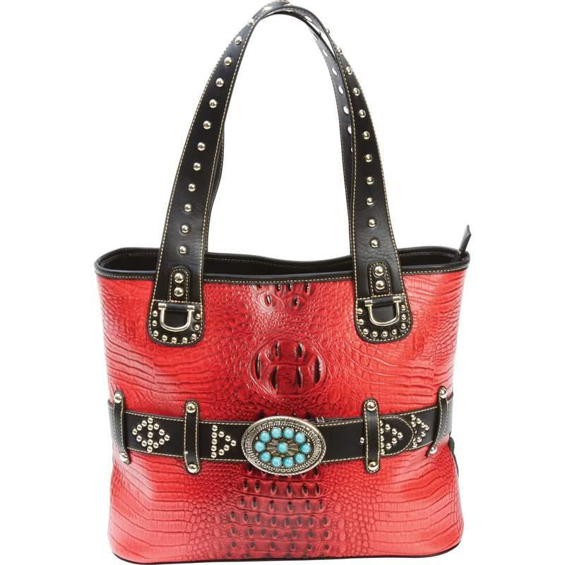 Casual Outfitters Ladies’ Fashion Turquoise Buckle Purse