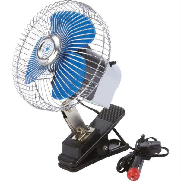 Maxam 6" Auto Clip-on Fan- On Fan