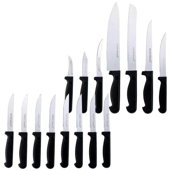 Chefs Secret 15pc Surgical Stainless Steel Knife Set Is A Great Premium