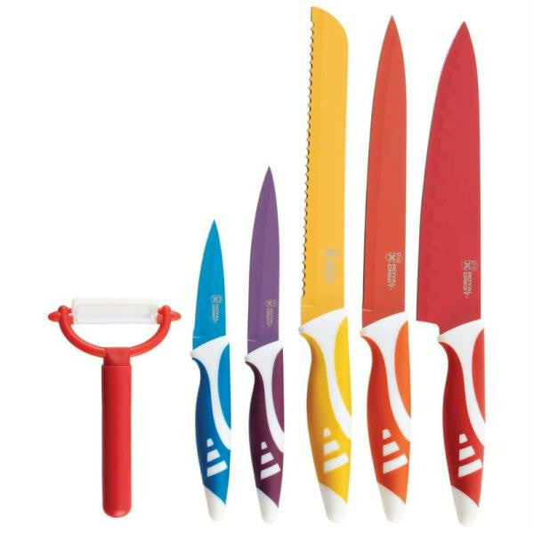 Royal Crest 6pc Non-stick Coated Cutlery Set- Stick Cutlery Set