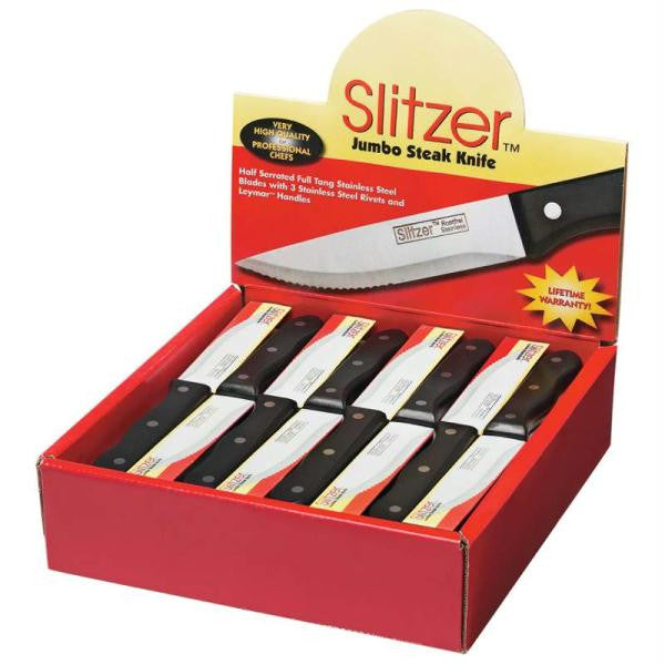 Slitzer 48pc Jumbo Steak Knives In Countertop Display