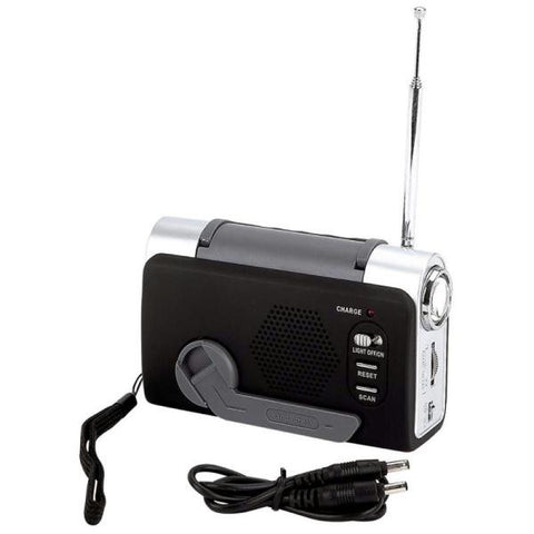 Mitaki-japan Wind-up Fm-weather Radio-led Flashlight