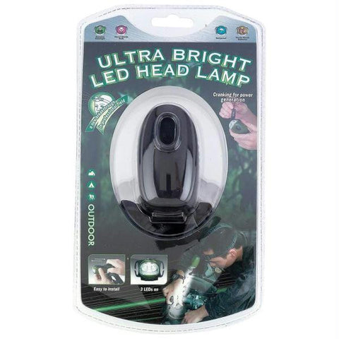 Mitaki-japan 12pc Wind-up Head Lamp Countertop Display- Up Led Head Lamp