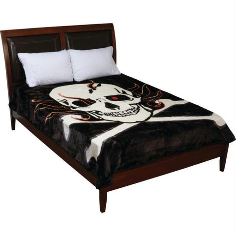 Wyndham House Skull &amp; Cross Bones Blanket