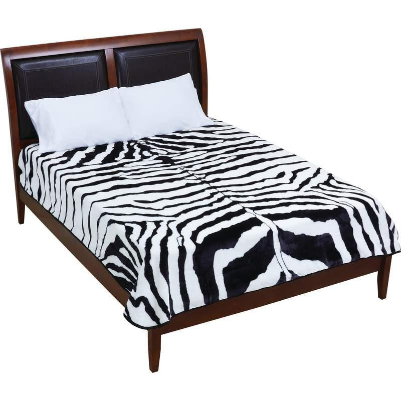 Wyndham House Zebra Print Blanket