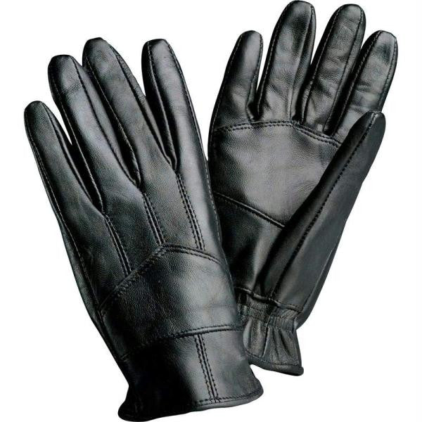 Giovanni Navarre Solid Genuine Leather Driving Gloves- L