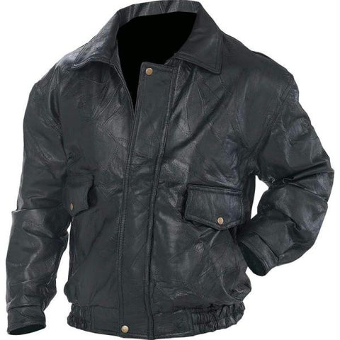 Napoline Roman Rock Design Genuine Leather Jacket- 2x