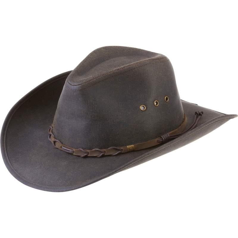 Casual Outfitter Faux Leather Cowboy Hat- Small