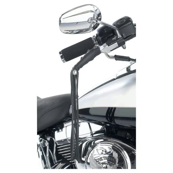 Diamond Plate Solid Genuine Leather Motorcycle Lever Covers