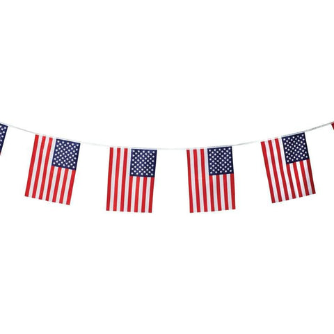 12" X 18" Usa String Flags