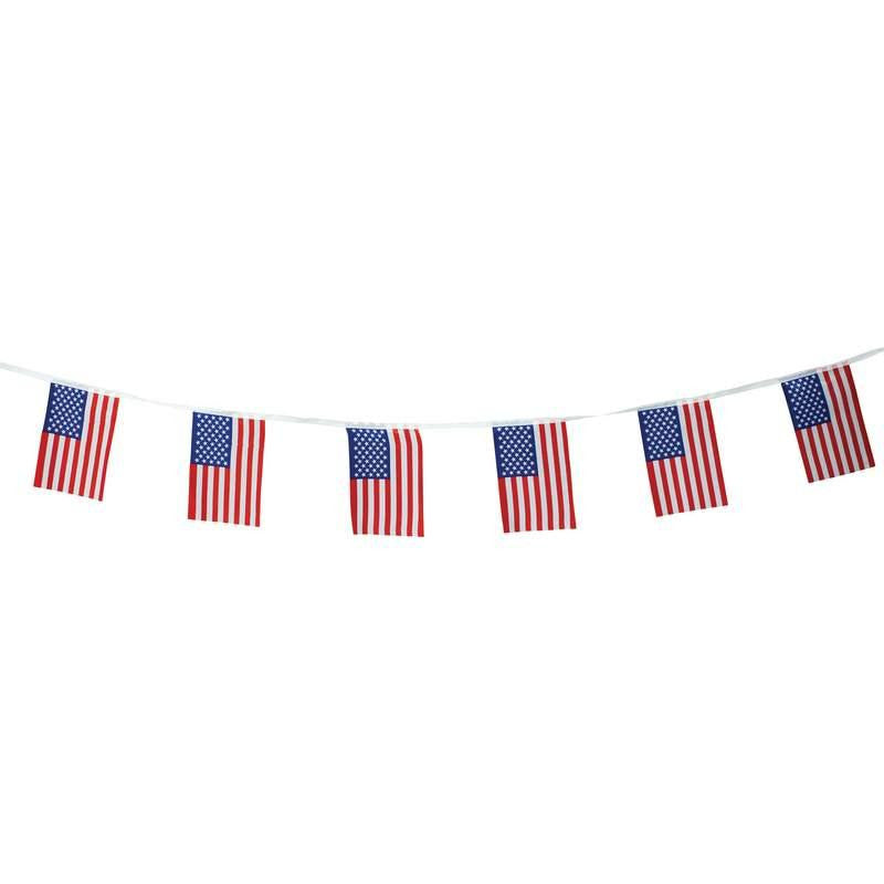 6" X 9" Usa String Flags