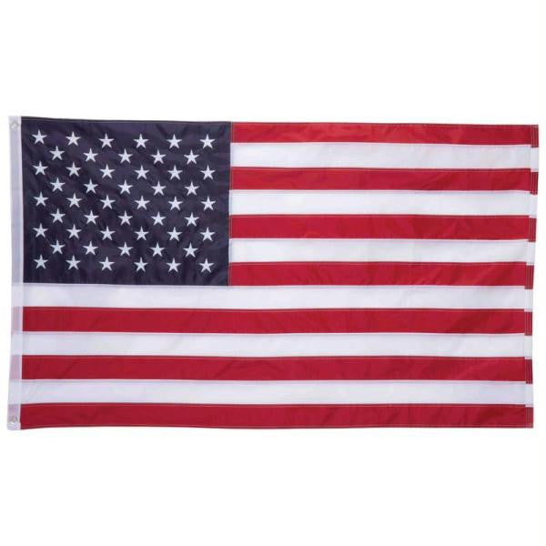 5 X 3 100% Oxford Nylon Embroidered Usa Flag