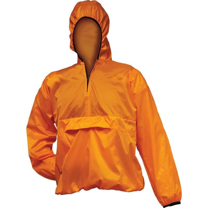 All-weather Pull-over Orange Rain Jacket- X