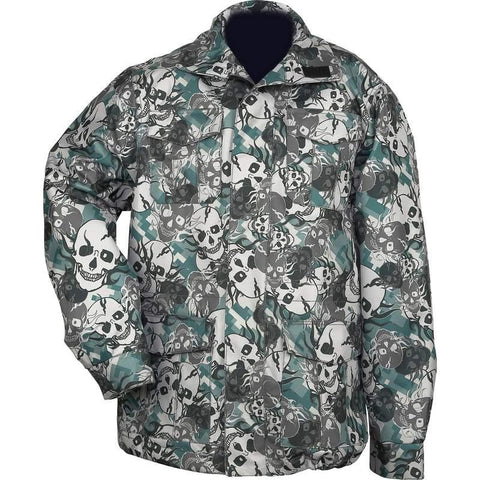 Casual Outfitters Water-resistant Skull Camo Jacket- 2x