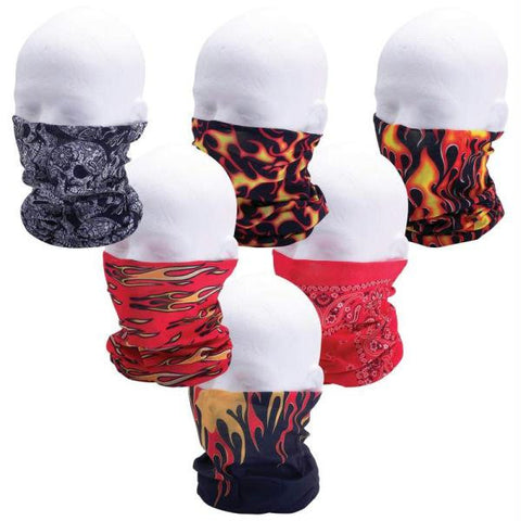 Casual Outfitters 6pc Tube Headband Set- 6pc Set