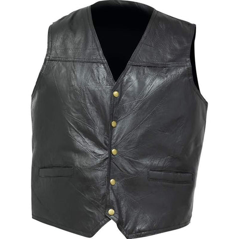 Giovanni Navarre Italian Stone Design Genuine Leather Concealed Carry Vest