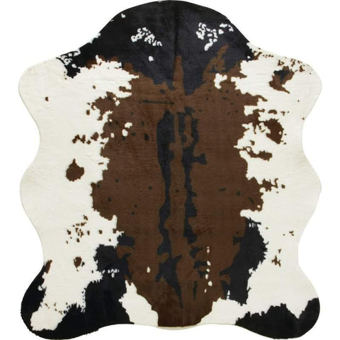 Classic Safari 56" X 61" Cow Print Rug