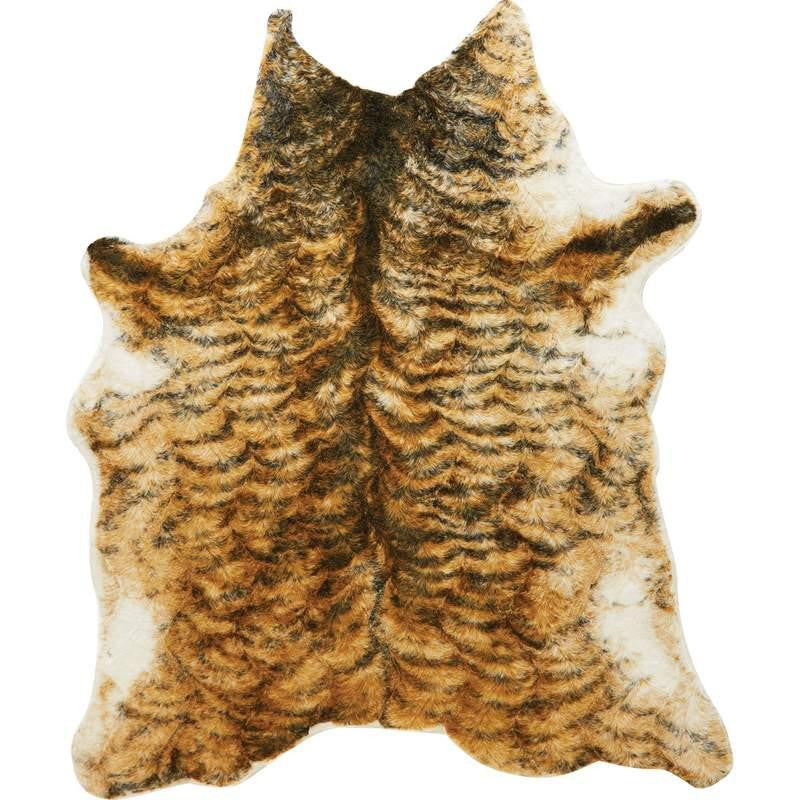 Classic Safari 66-1-2" X 65" Tiger Print Rug