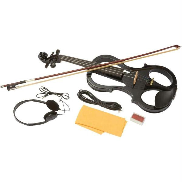 Maxam Full Size Electric Violin With Case And Bow