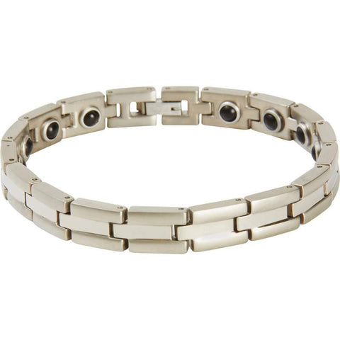 Navarre Stainless Steel Bracelet With Magnets