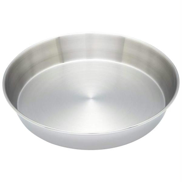 Maxam Stainless Steel Cake Pan- 1-2in Ss Baking Cake Pan