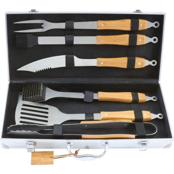 Chefmaster 7pc Stainless Steel Barbeque Tool Set