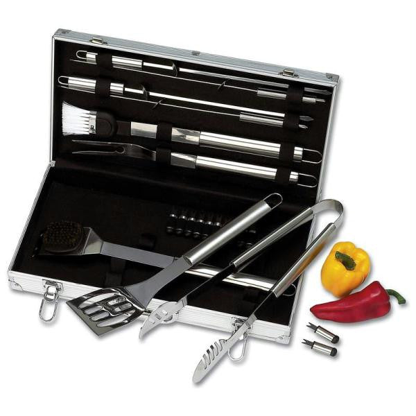 Chefmaster 22pc Stainless Steel Barbeque Tool Set