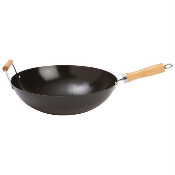 Chefs Secret 14" Authentic Carbon Steel Wok