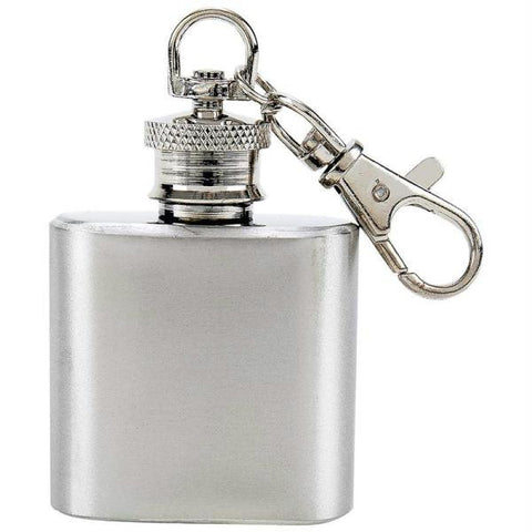 Maxam 1oz Stainless Steel Keychain Flask