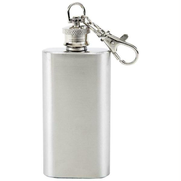 Maxam 2oz Stainless Steel Keychain Flask