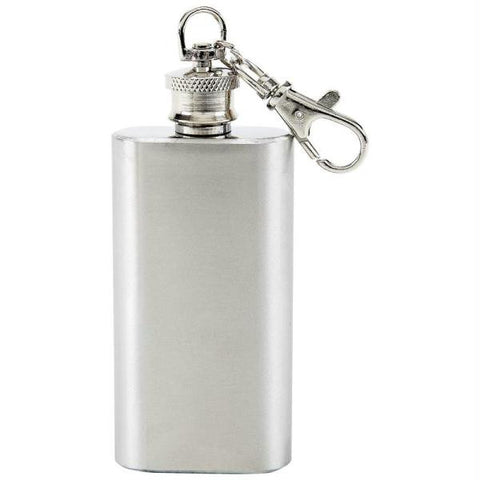 Maxam 2oz Stainless Steel Keychain Flask