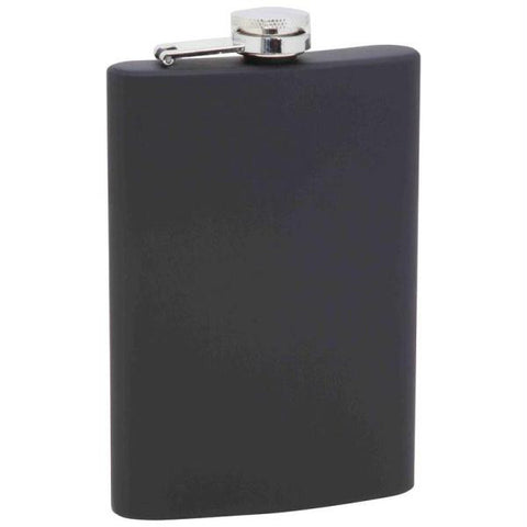 Maxam 8oz Stainless Steel Flask- Blk