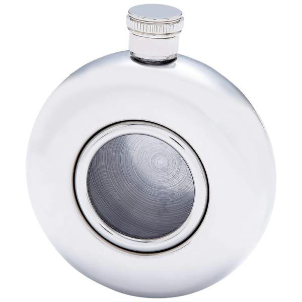 Maxam 5oz Round Stainless Steel Flask