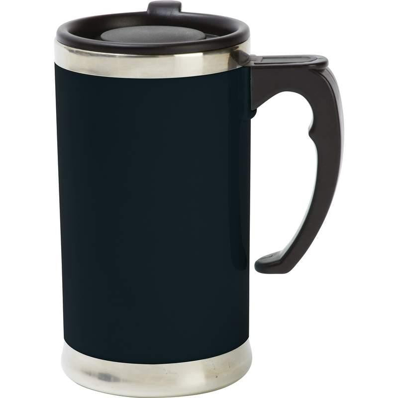 Wyndham House 21oz Stainless Steel Lined, Double-wall Travel French Press Coffee-tea Mug- Wall Travel Mug