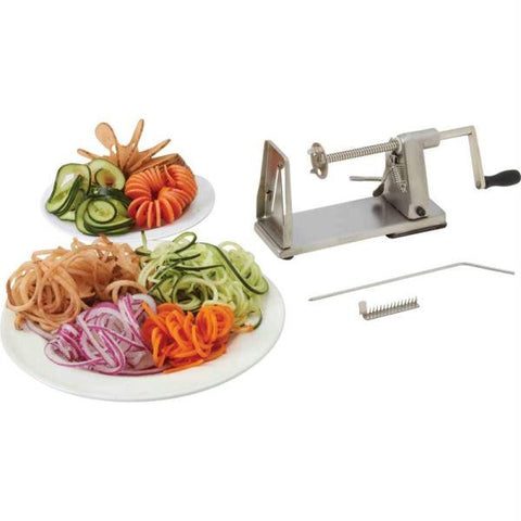 Maxam Stainless Steel Vegetable Spiral Slicer