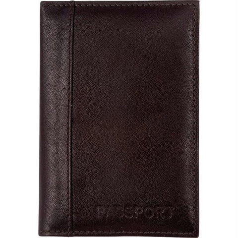 Embassy Solid Genuine Leather Brown Passport Cover