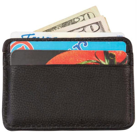 Embassy Mens Solid Genuine Leather Front Pocket Wallet