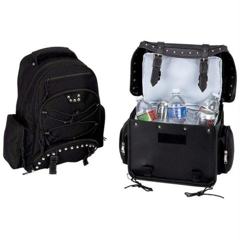 Diamond Plate Heavy-duty Pvc Motorcycle Cooler Bag And Backpack