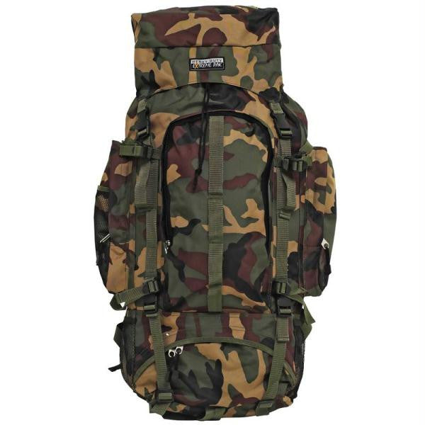 Extreme Pak Invisible Pattern Camouflage Water-resistant, Heavy-duty Mountaineers Backpack