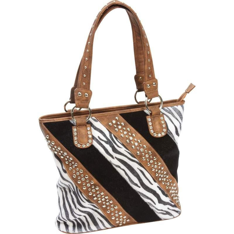 Fleur De Lune Ladies&rsquo; Fashion Zebra Purse