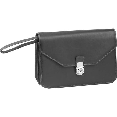 Embassy Expandable Faux Leather Clutch Purse