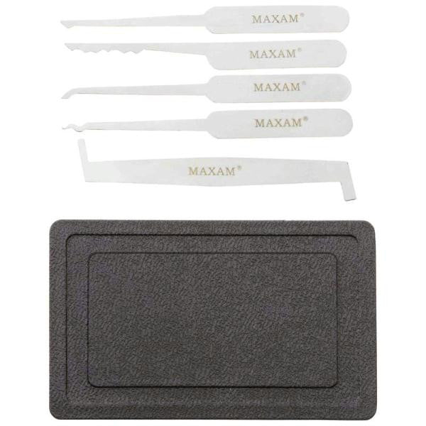 Maxam 5pc Lock Pick Set With Case