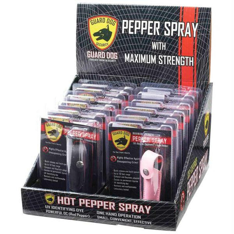 12pc Pepper Sprays In Countertop Display