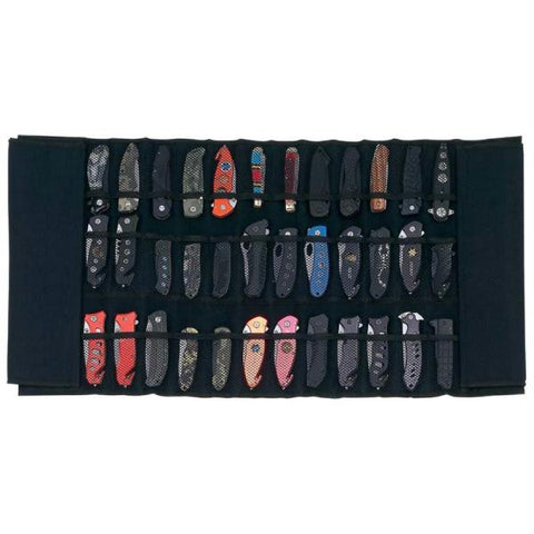 Maxam Padded Nylon Knife Display Roll Case