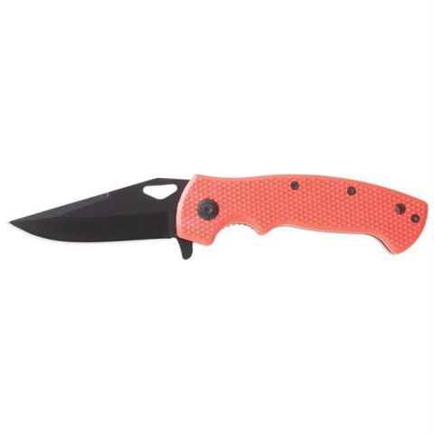 Maxam Liner Lock Knife- Orange