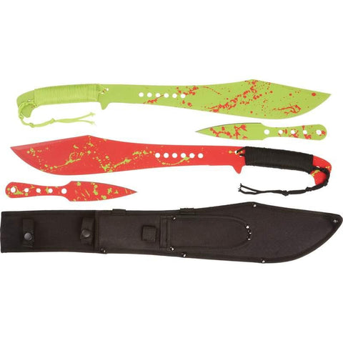 Rampant 5pc Machete-throwing Knife Set