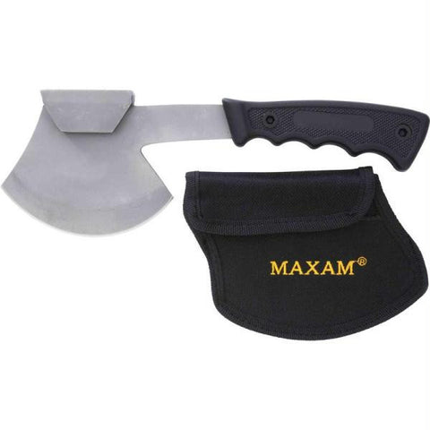 Maxam Stamped Stainless Steel Hand Ax With Nylon Sheath