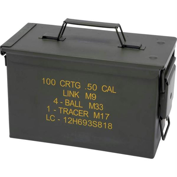 Classic Safari Large Metal Replica Ammo Box- Large