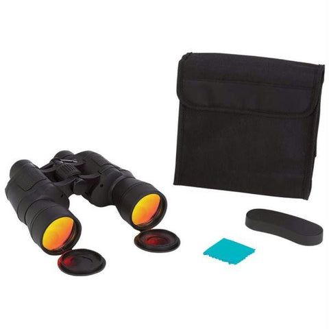 Magnacraft 10x50 Binoculars With Ruby Red Coated Lenses For Glare Reduction