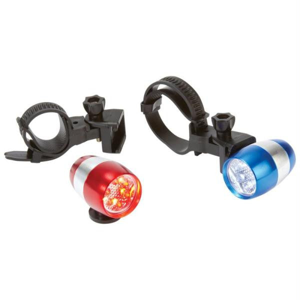 Mitaki-japan 2pc Led Aluminum Bicycle Light Set- 2pc